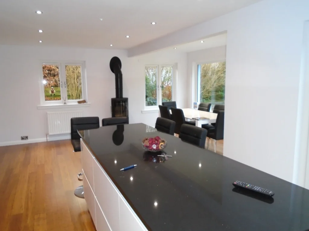 bespoke kitchen island made in wood