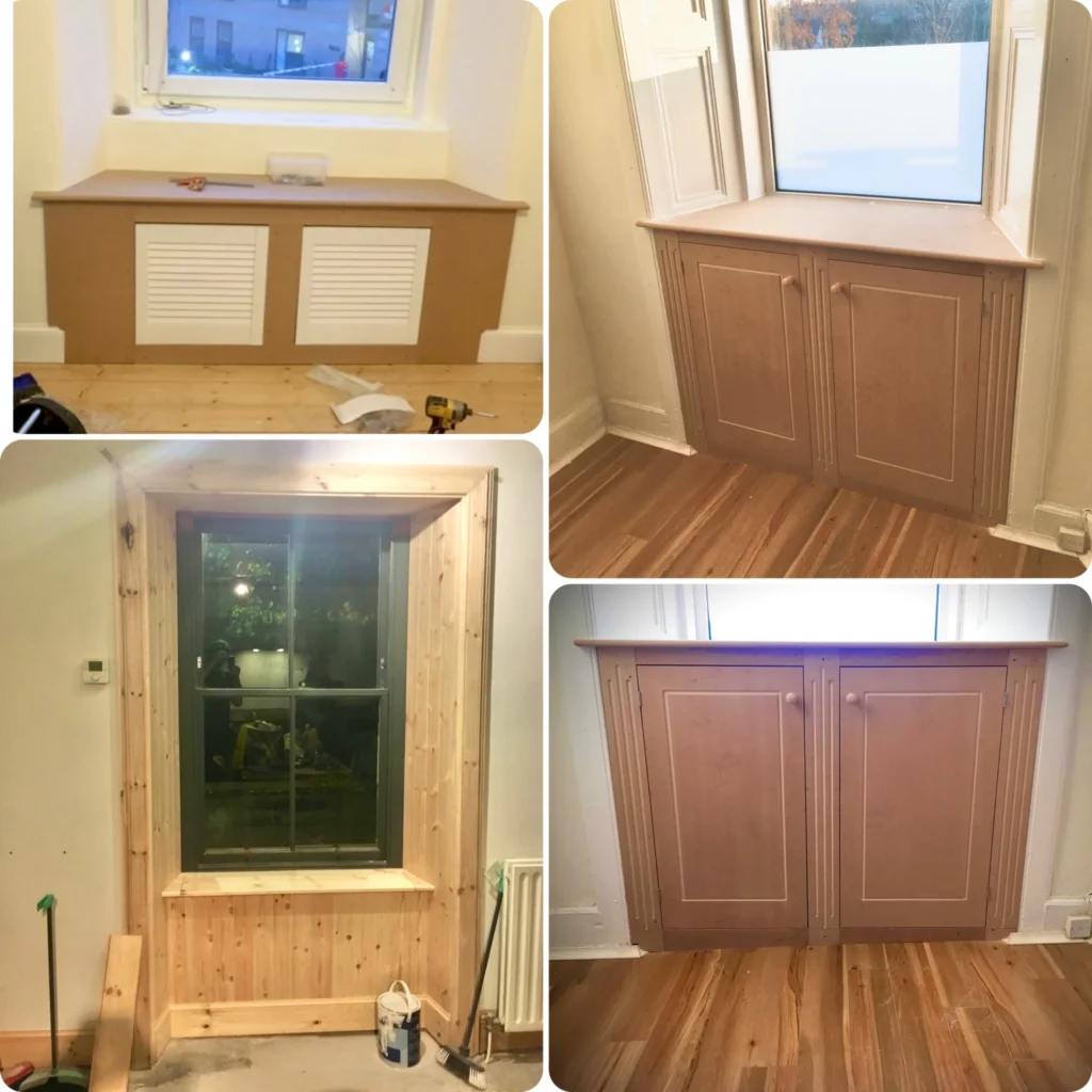 custom made units made in wood