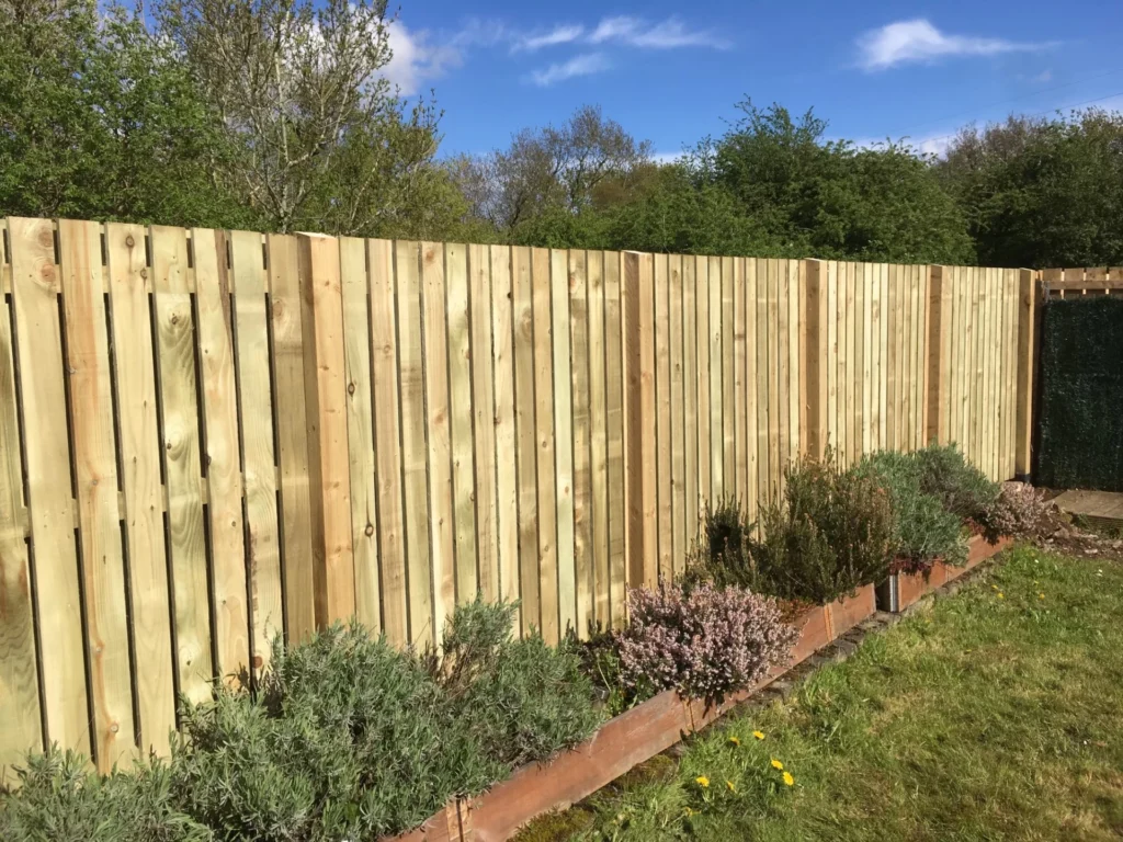 custom made wooden fencing
