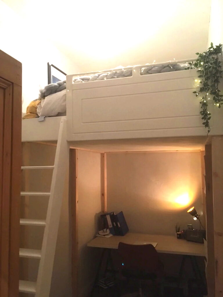 custom made bunk bed with study desk copy