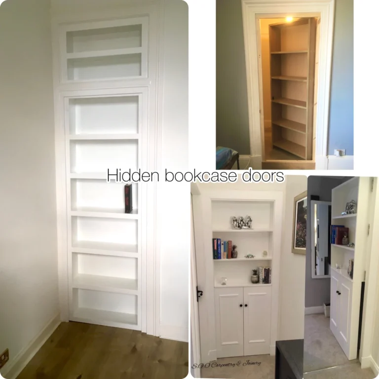 custom made hidden bookcase doors